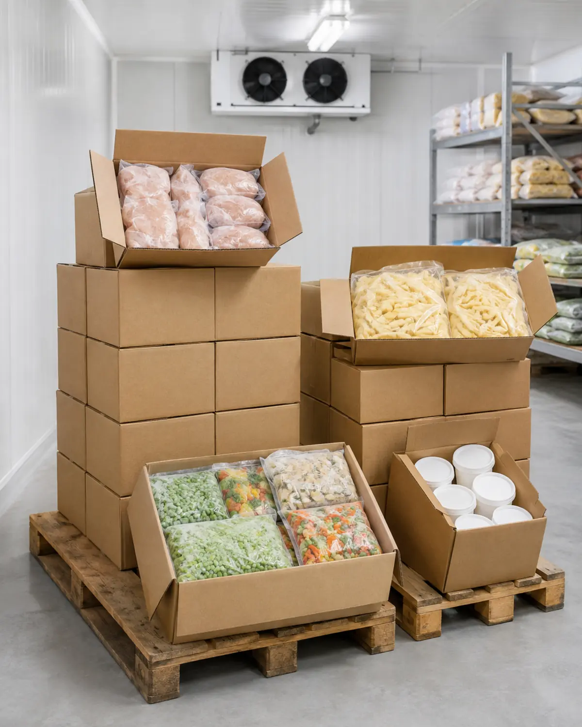 Bulk and wholesale frozen products available from Polar Dawood